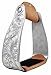 CHALLENGER Horse Western Saddle Aluminum Engraved Roper Angled Slanted Stirrups 51227