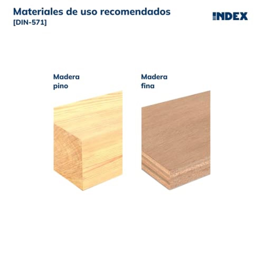 Index TB08070 - Tornillo tirafondo DIN 571 8x70