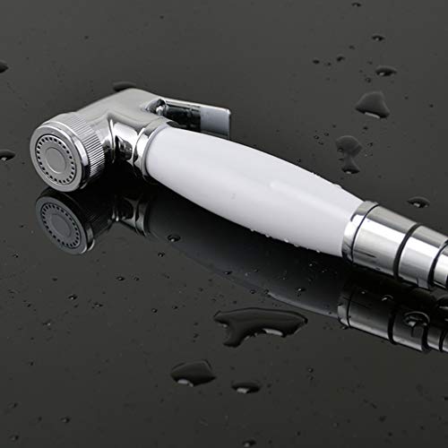 FZHLR Stoving Varnish Hot and Cold Bidet Bathroom Shower Toilet Jet Cleaner Portable Spray Wall Mount Faucet,8.5Cm - Image 5