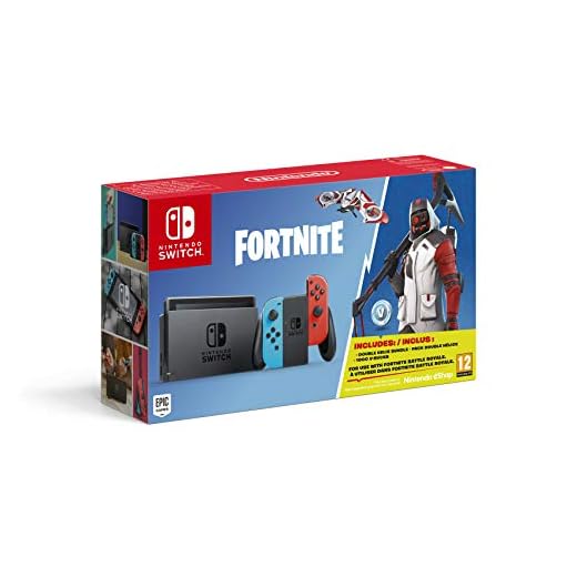 Nintendo Switch Fortnite Bundle Neon-Rot/Neon-Blau USK 12