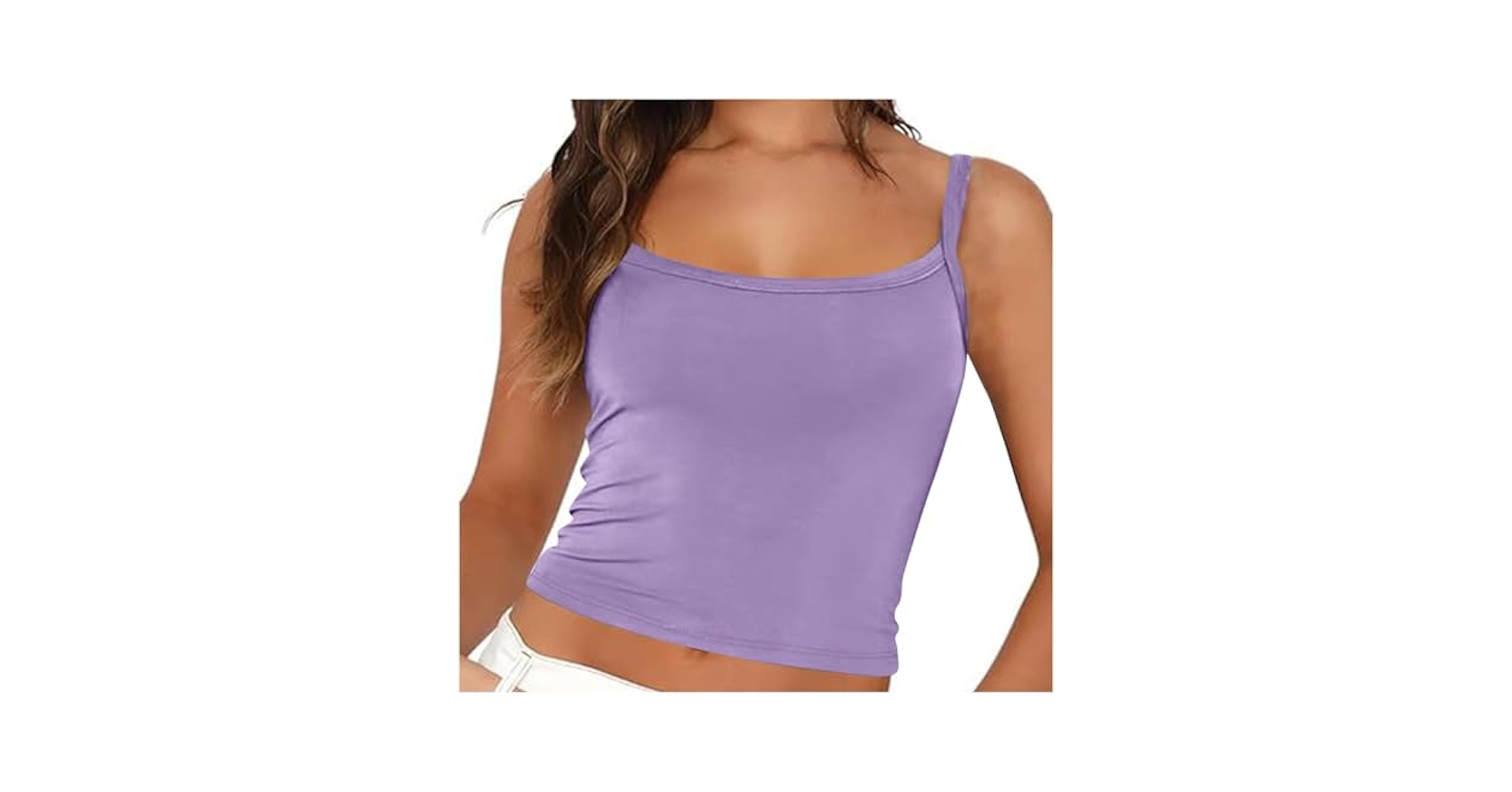 トップス Mayuhada silk rib sleeveless Women's Square Neck Sleeveless Crop Tops 2024 Summer