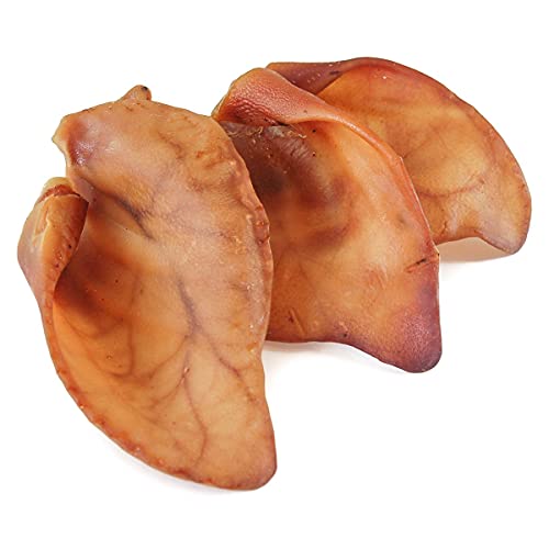 hotspot pets Pig Ears for Dogs (50 Pack), All-Natural Whole Dog Chews Pigs Ears, Single Ingredient & Highly Digestible | Rawhide Alternative for Small & Large Dogs