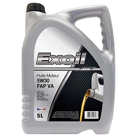 Huile moteur Exoil 5W30 C3 compatible avec BMW / Opel 5L