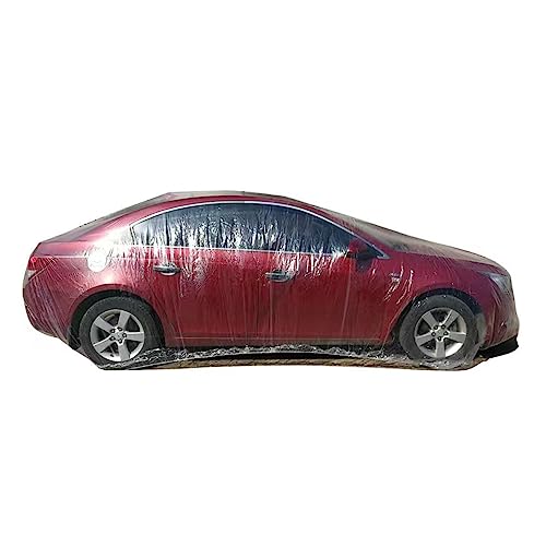 La Mejor review de Plástico universal lluvia los más solicitados. 35 Vitaciti - Funda desechable de plástico transparente para coche, funda universal para lluvia y polvo con banda elástica, protector de coche transparente para sedán al aire...