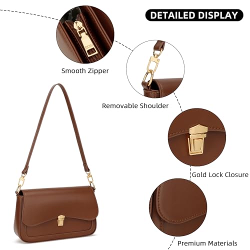 Image of KKXIU Small Shoulder Bag for Women Cute Hobo Handbags Mini Clutch Purses