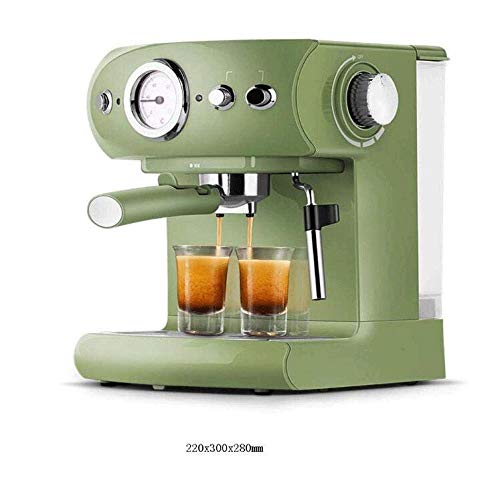 Kaffeemaschine Grüner Edelstahl Haushalt Voller Halbautomatischer Kommerzieller Dampfschaum – Bild 3