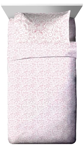 Image of Strawberry Shortcake Twin Comforter Set 5 Piece Kids Bedding, Blue