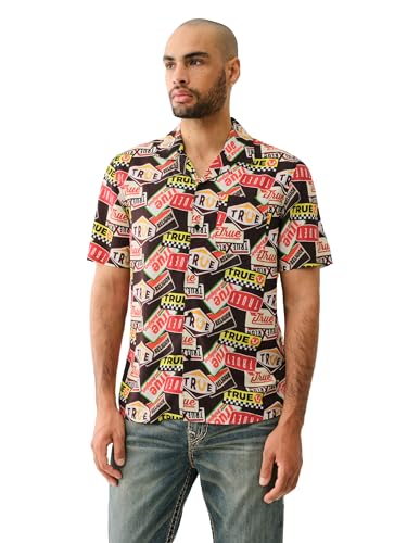 Chemise True Religion homme à manches courtes idéale pour vos sorties d'été et terrasses