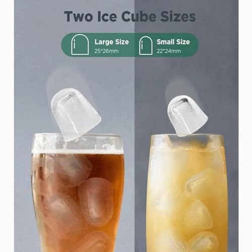 Fabricadora de hielo de encimera 9 cubos lista en 6 mins miniatura 6