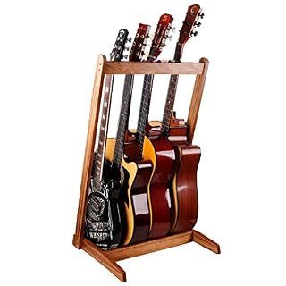 Plusieurs Support de sol pour guitare avec fente pour médiator en feutre et poteaux en bois en mousse réglables,pour la maison ou le studio - Les Beatles, Paul McCartney, John Lennon, RIngo Starr, George Harrison Plusieurs Support de sol pour guitare avec fente pour médiator en feutre et poteaux en bois en mousse réglables,pour la maison ou le studio – Image 5