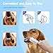 SYOOY Pet Teeth Cleaning Wipes for Dogs & Cats, Dog Dental Care Wipes No-Rinse Dog Tooth Brushing Kit for Reducing Plaque and Tartar,Portable Finger Pet Wipes, Dog Breath Freshener 50 Counts