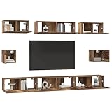 【Polyvalence d'utilisation】Super pour les salons urbains, les espaces familiaux ou les bureaux, ce meuble TV allie style et praticité. Son espace de rangement est idéal pour vos gadgets ou vos objets de déco.