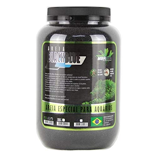 Areia Preta BlackBlue pH 7.0-7.4 Pote 6 kg