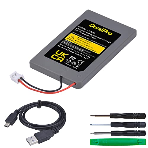 DuraPro LIP1359 Lip1472 Lip1859 Batterie pour Sony Playstation 3 PS3 Sixaxis & DualShock 3 CECHZC2-E Console Cover