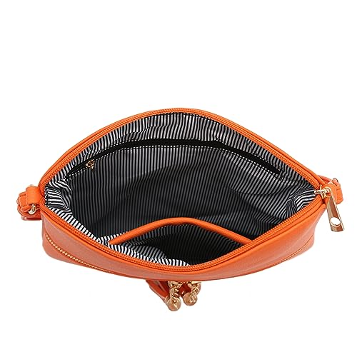 Image of DELUXITY Lightweight Medium Crossbody Bag with Tassel | Lightweight