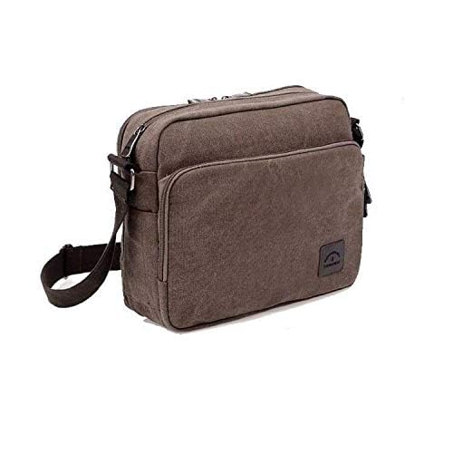 See full amazon price history chart for RIVUGJA Canvas Commute Laptop Messenger Bag for Men | Travel Shoulder Handbag With Trolley Sleeve | Metal Zip Closure | | Padded Laptop Compartment RIVUGJA Canvas Commute Laptop Messenger Bag for Men | Travel Shoulder Handbag With Trolley Sleeve | Metal Zip Closure | | Padded Laptop Compartment (B0D9QR2365) Amazon Price History, Amazon Price Tracker