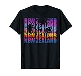 Para Nueva Zelanda o estancia extranjera. Un viaje a Nueva Zelanda. Camiseta de vacaciones para verdaderos fans de Nueva Zelanda. Regalo para los fans de Nueva Zelanda. Queenstown ciudad en Nueva Zelanda. Montañas naturales para exteriores