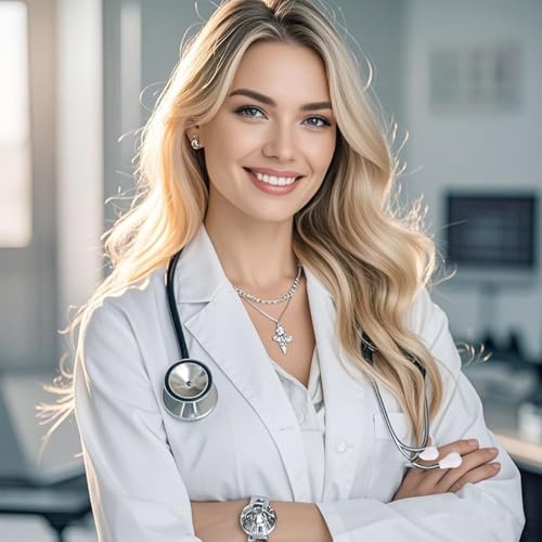 6stk Stethoskop-Ohrstücke Kompatibel mit MDF & Eko & ADC, Ohrstöpsel Hervorragendem Komfort Geräuschreduzierung Silikon-Ohrstöpsel Stethoskop Ersatz-Ohrstöpsel Krankenschwestern Ärzte (Weiß)