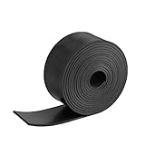 NABOWAN Solid Rubber Strip,Sheets,Rolls 1/8' (.125') Thick x 2' Wide x 120' Long, Thin Neoprene Rubber, Perfect for DIY Rubber Gasket, Weather Stripping, Sealing, Padding, Mat