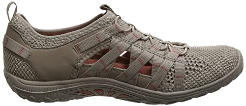 Skechers Women's Reggae Fest-Neap-Webbing Trimmed Knit Fisherman Oxford Flat