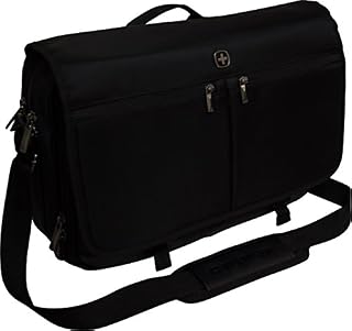 SwissGear by Wenger Insider 16" Laptop Messenger with Tablet Pocket - Black