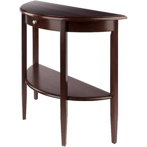 Mesa de salón media luna Winsome Concord Cover