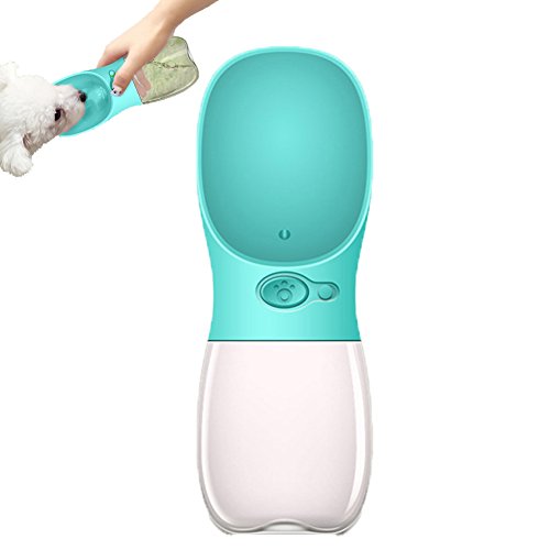 MalsiPree Dog Water Bottle,Leak Proof Portable Puppy Water Dispenser with Drinking Feeder