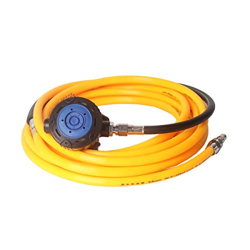 12V DC Diving Air Compressor With 50ft ABS Breathing Hose & Scuba Diving Regulator For Diving Snorkeling Water Sports - Thumbnail 5