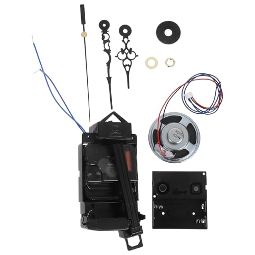 PENIKOKO 報時機能付き振り子クォーツ時計ムーブメントキット 長軸設計 静音非連続駆動 用壁掛け時計交換パーツ 精密ムーブメント搭載