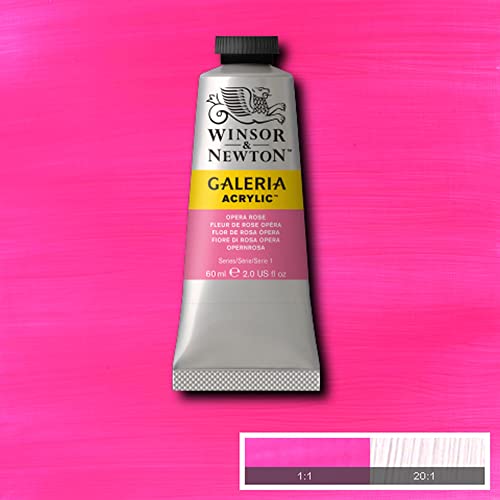 Image of Reeves Winsor and Newton, Opera Rose Galeria Acrylic Paint, 60ml Tube, 60-ml, 2 Fl Oz