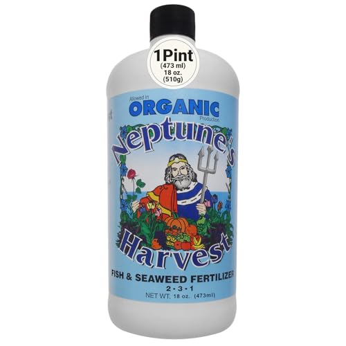 Neptune's Harvest Fish & Seaweed Fertilizer 2-3-1, 18 Ounce