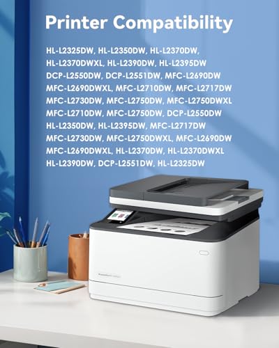 Image of TN760 Toner for Brother Printer Compatible for Brother TN-760 TN730 TN-730 Toner Cartridges to Use with MFC-L2710DW MFC-L2750DW HL-L2350DW HL-L2370DW HL-L2395DW L2390DW DCP-L2550DW (TN760 4 Pack)