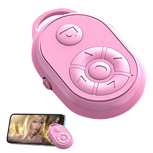 Telecomando per fotocamera – Telecomando per otturatore della fotocamera per smartphone | Telecomando per otturatore della fotocamera wireless ABS | Clicker per telefoni cellulari, smartphone e tablet