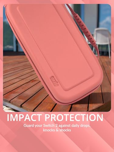 Image of Orzly Case Compatible with Nintendo Switch 2 - Protective Travel Carry Case with Screen Padding, Game Card & microSD Slots, Zipped & Open Pockets for Accessories - 7.9 inch Gift Boxed