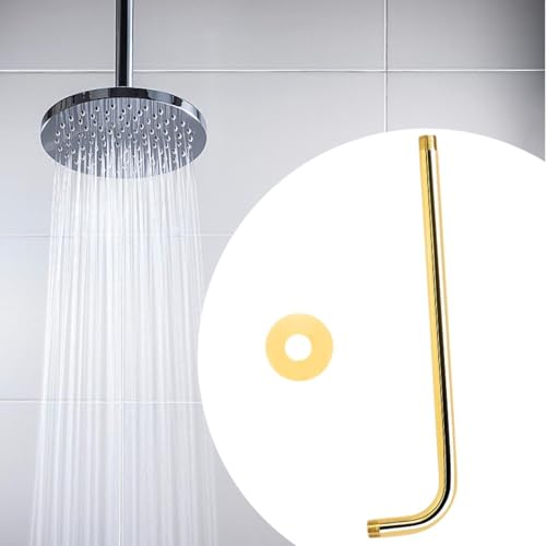 Bras de douche mural de 52 cm pour installer un pommeau pluie - 8