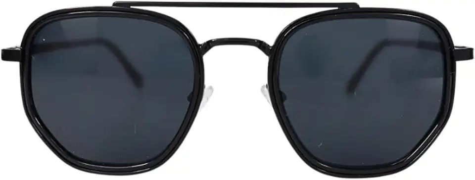 Óculos de Sol Hexagonal Modelo Chicago Proteção UV400 em Acetato Italiano Estilo Moderno Unissex Masculino Feminino - Cacife Brand