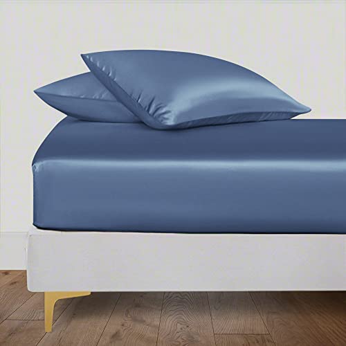 Linenwalas 100% Cooling Bamboo Sheets Set 4Pc- Queen Size 1800 Thread Count Soft Bed Sheets,16 Inch Deep Pocket,Super Breathable,Comfortable And Pilling Resistant(Queen, Bahamas Blue) #TOP2