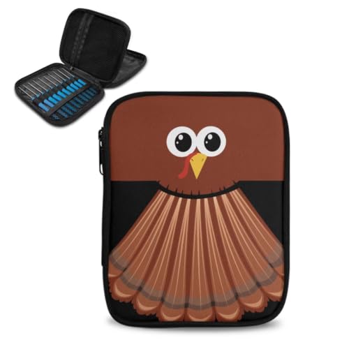 Image of Vanideaoty Turkey Crochet Storage Organizer with Web Pockets Fall