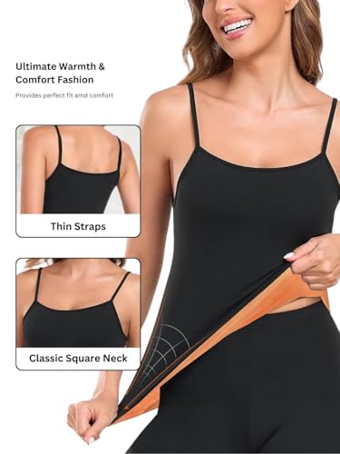 Image of Sizi Women Padded Camisole Workout Top| Tank Top with No Trace,Square Neck Seamless Vest,Elastic Removable Wide Shoulder Strap Camisole