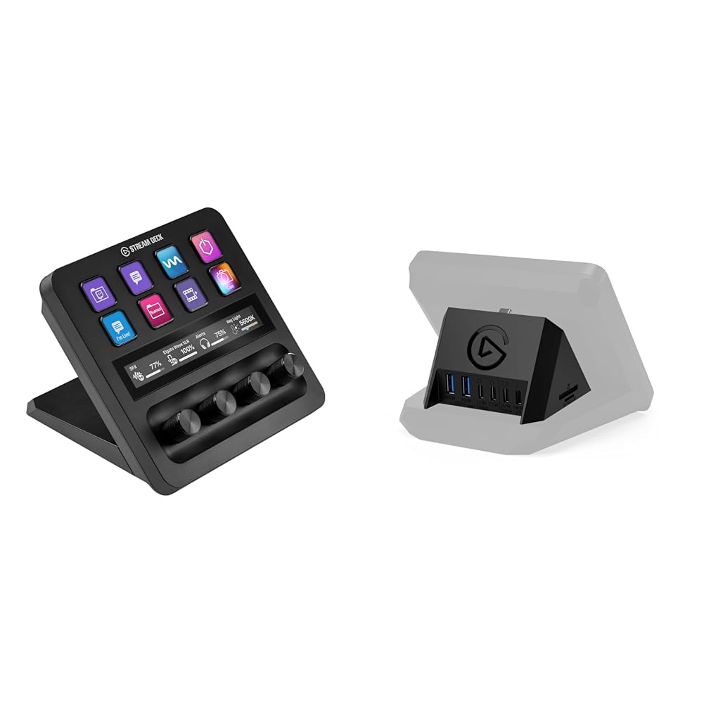 Amazon.co.jp: Elgato Stream Deck +/ 専用USBハブセット : パソコン 