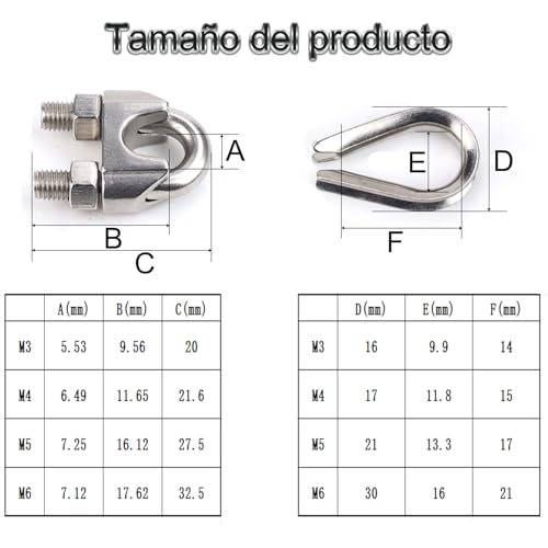 La mejor comparación de Abrazaderas de cables los más solicitados. 8 Imagen adicional