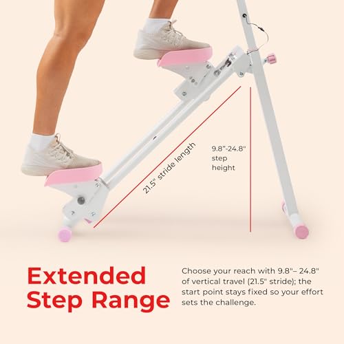 Image of Sunny Health & Fitness Climbing Stair Stepper for Home Gym