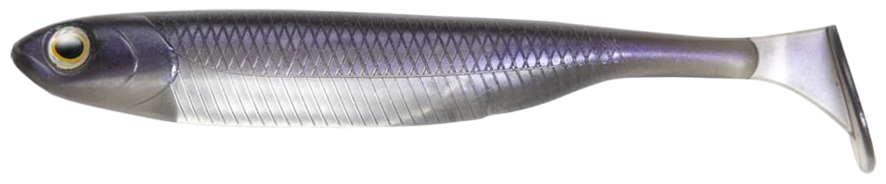 Fish Arrow Flash-J Shad Plus SW 4" (5 adet/paket) #122 Chameleon purple/silver Olta