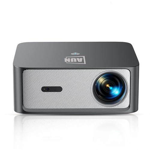 Image of 4K HDR10+ AUN Legend Extreme Projector 4K Ultra HD, MEMC, 32000 Lumen & HDMI ARC, 1080p Native, AI Fully Automatic, Optical Audio Out, YouTube Hotstar Prime, Android 11 2GB 32G Mini LED Projector