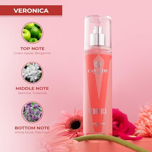 Image of Carlton London Veronica Mist 150ML + Blush 30ML Eau De Parfum Gift Set for Women | Long-Lasting Floral Fragrance | Premium Perfume Combo for Gifting
