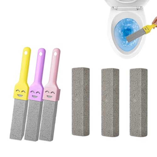 xolear 6 Pezzi Pietra Pomice per WC, Pietra Pomice con Manico, Sostituibile Cleaning Block WC, Smacchiatore Ostinato per Bagno, Lavandino, Cucina, Piscina e Molto