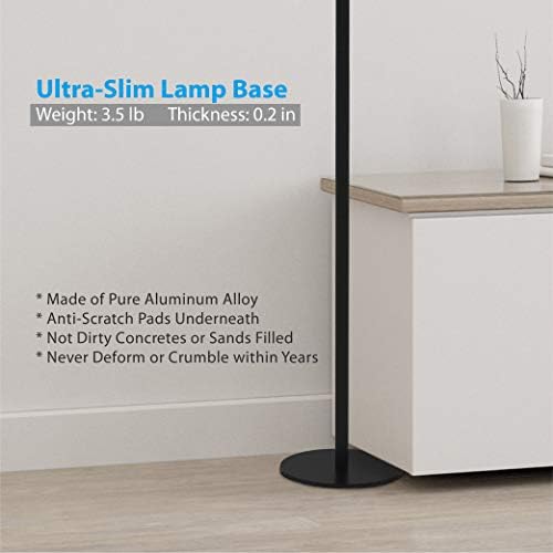 TROND Floor Lamp, Standing Lamp with 5 Brightness Levels, Reading Lamp with Memory Function, Dimmable Floor Lamps for Living Room, Bedroom, Office, Uplighter Lamp for Christmas Decorations, 30W