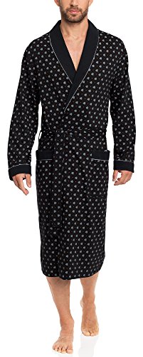 Preisvergleich Produktbild Timone Herren Morgenmantel N1TH1N (Schwarz, XL)