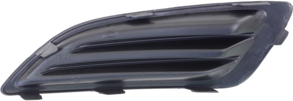 For Ford Fiesta 2014 15 16 17 18 2019 Fog Light Cover Passenger Side | Sedan & Hatchback Models | Textured Black | Made Of Plastic | Replacement For FO1039171 | 191275384039, D2BZ15266AA