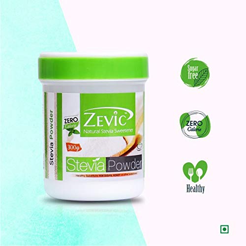 Zevic-100-Sugar-Free-Natural-Stevia-Powder-Zero-Calories-Vegan-Keto-Diabetic-Friendly-300g